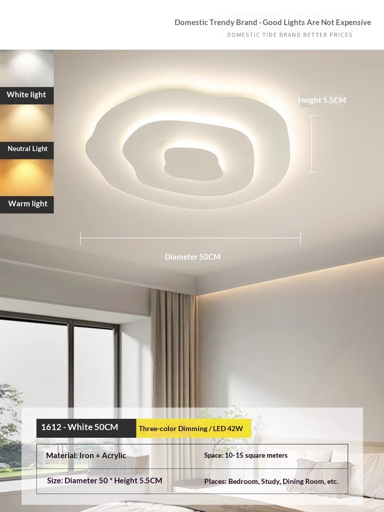 Bedroom Ceiling Nordic-style Lighting Fixture