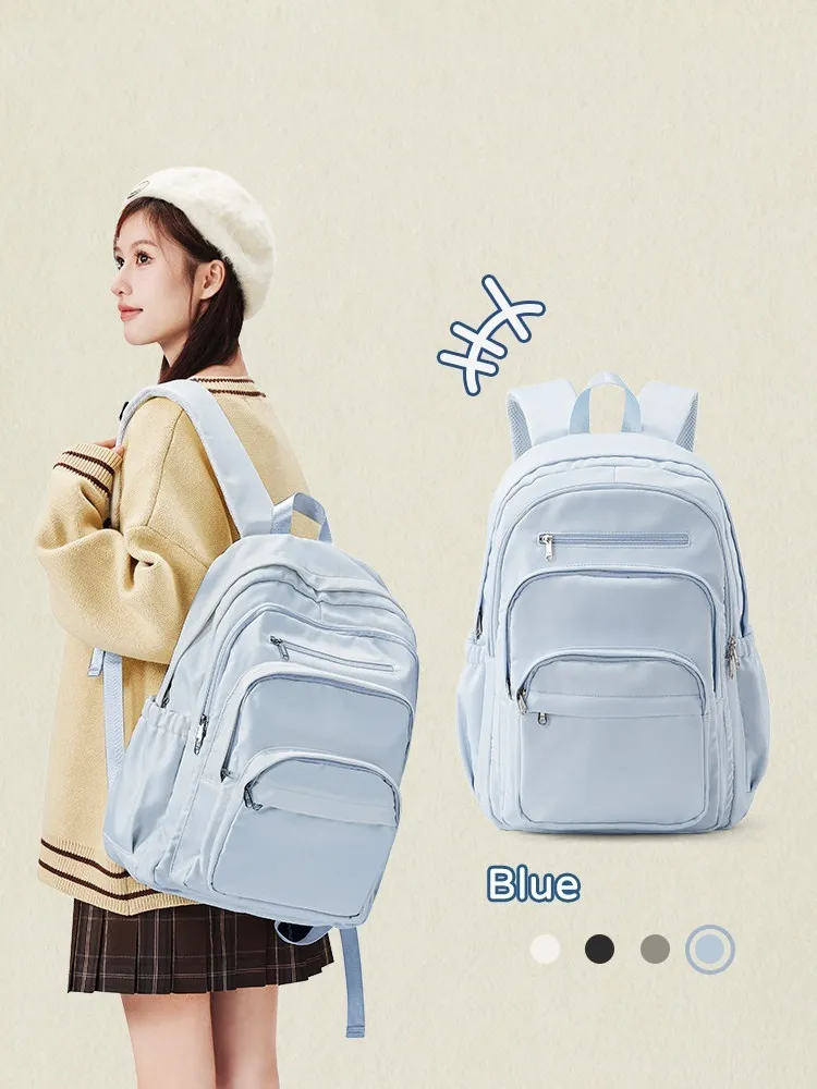 High-Capacity Commuter And Travel Backpack - Blue