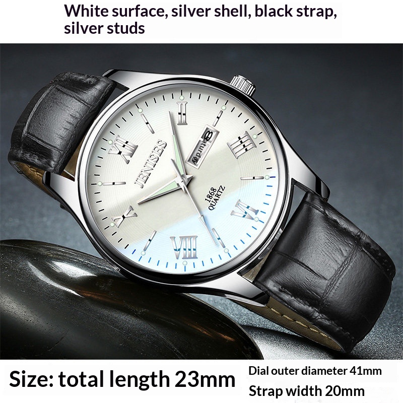 Men's Watch Student Watch Sports Watch Quartz Ultra-thin Waterproof Trendy Luminous Display