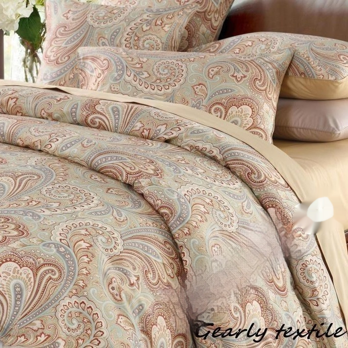 Four-Season Floral 60-Single-Ply Cotton Gauze Home Textile Duvet Cover And Pillowcase Three-Piece Set