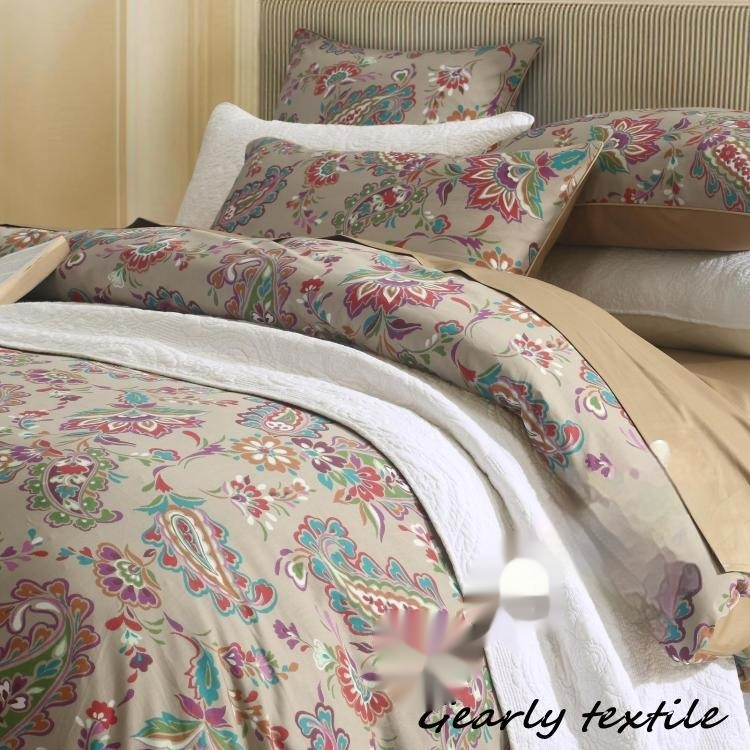 Four-Season Floral 60-Single-Ply Cotton Gauze Home Textile Duvet Cover And Pillowcase Three-Piece Set