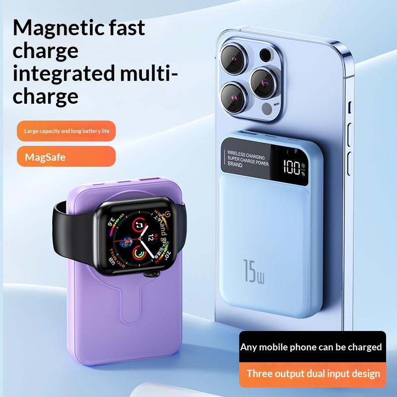 New Magnetic Wireless Power Bank Set
