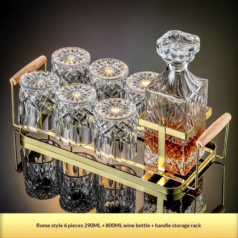Premium Whiskey Glass And Decanter Set