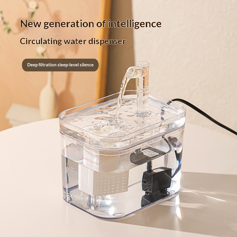 Portable Automatic Circulating Cat Water Fountain