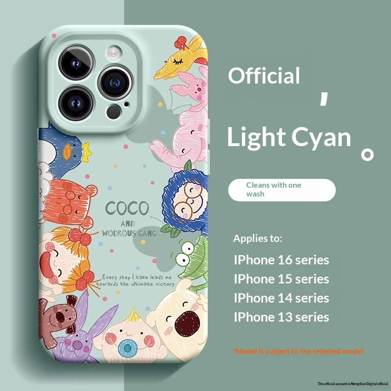 Compatible With The 5 Liquid Silicone 14 Plus Full-Body Phone Case