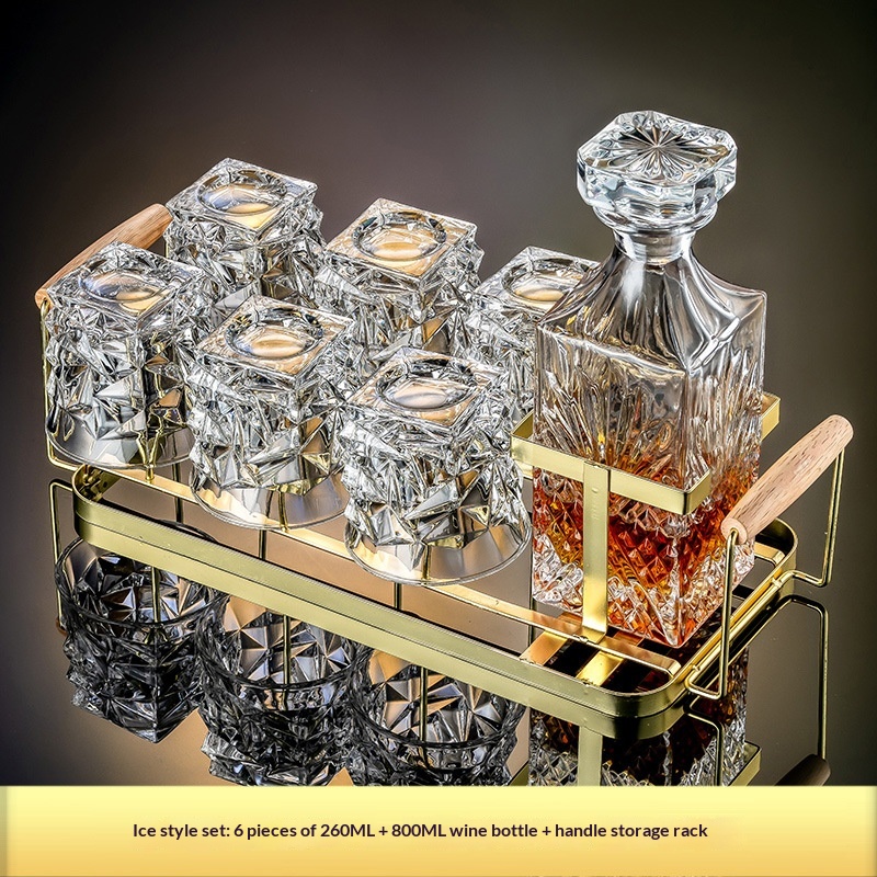 Premium Whiskey Glass And Decanter Set