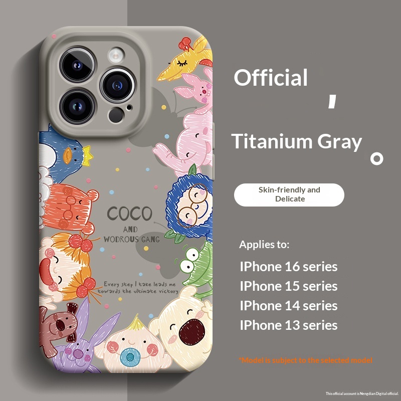 Compatible With The 5 Liquid Silicone 14 Plus Full-Body Phone Case