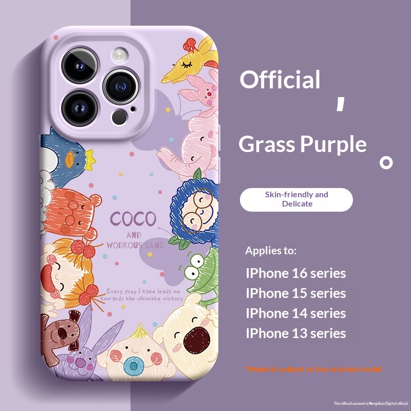 Compatible With The 5 Liquid Silicone 14 Plus Full-Body Phone Case