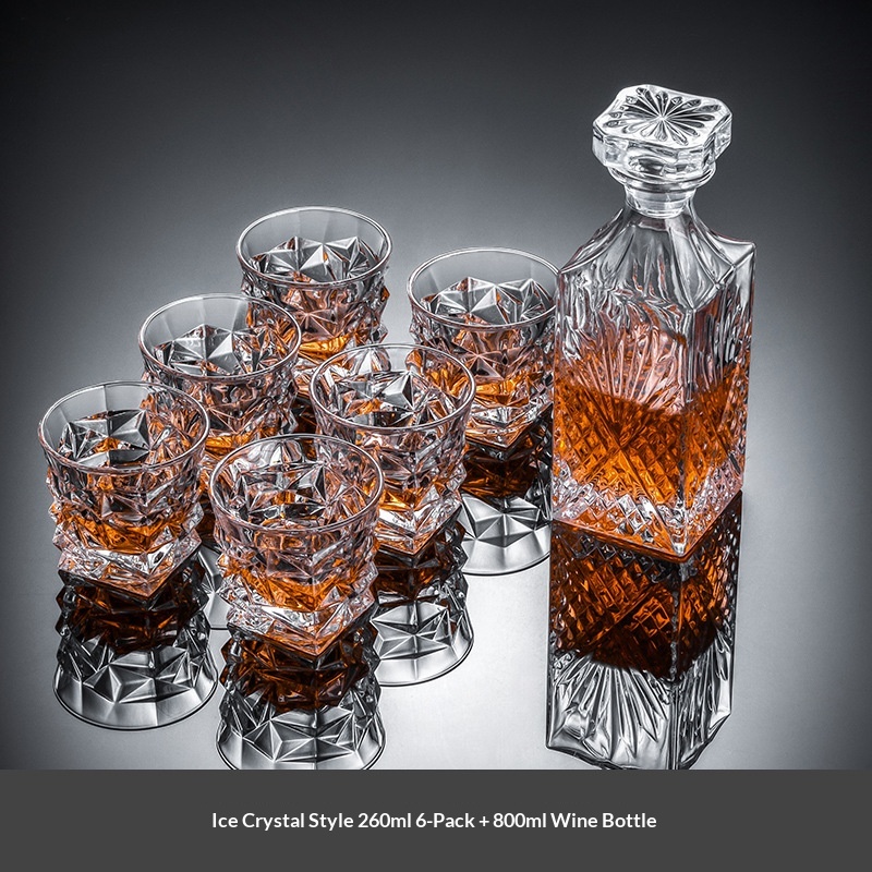 Premium Whiskey Glass And Decanter Set