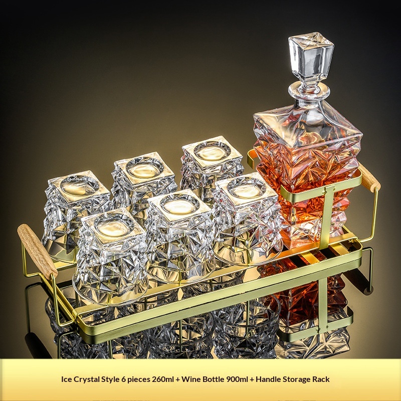 Premium Whiskey Glass And Decanter Set