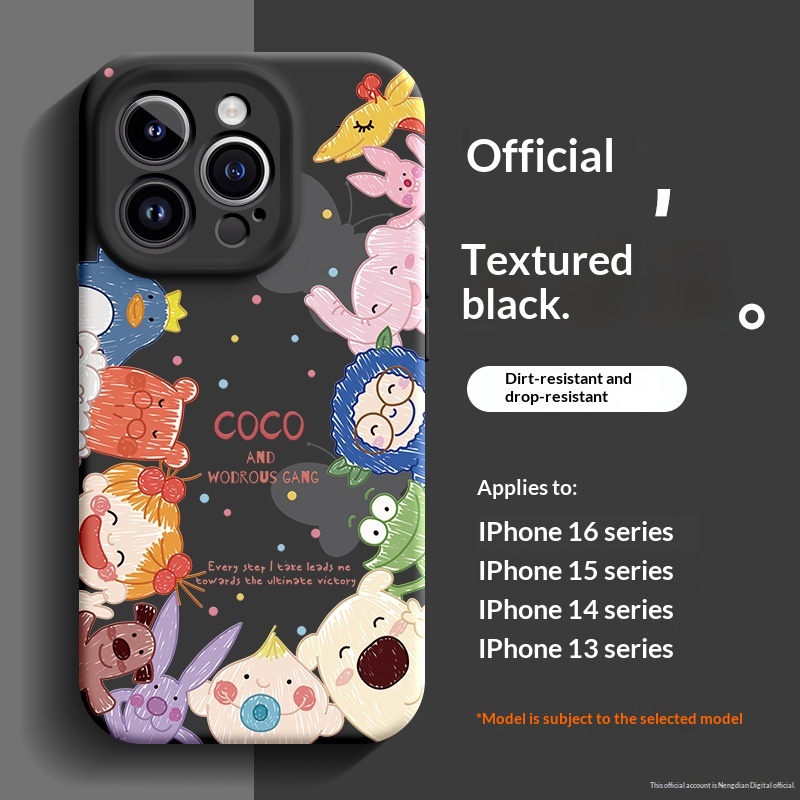 Compatible With The 5 Liquid Silicone 14 Plus Full-Body Phone Case