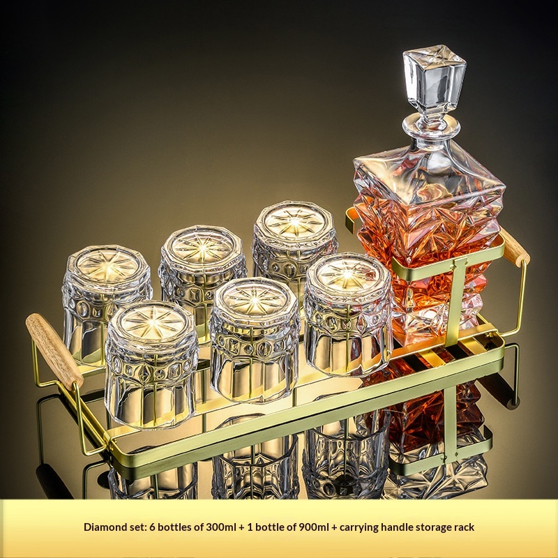 Premium Whiskey Glass And Decanter Set