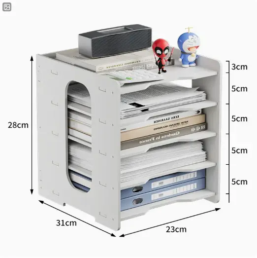 Double-clip File Folder And Paper Organizer For The Office Desk