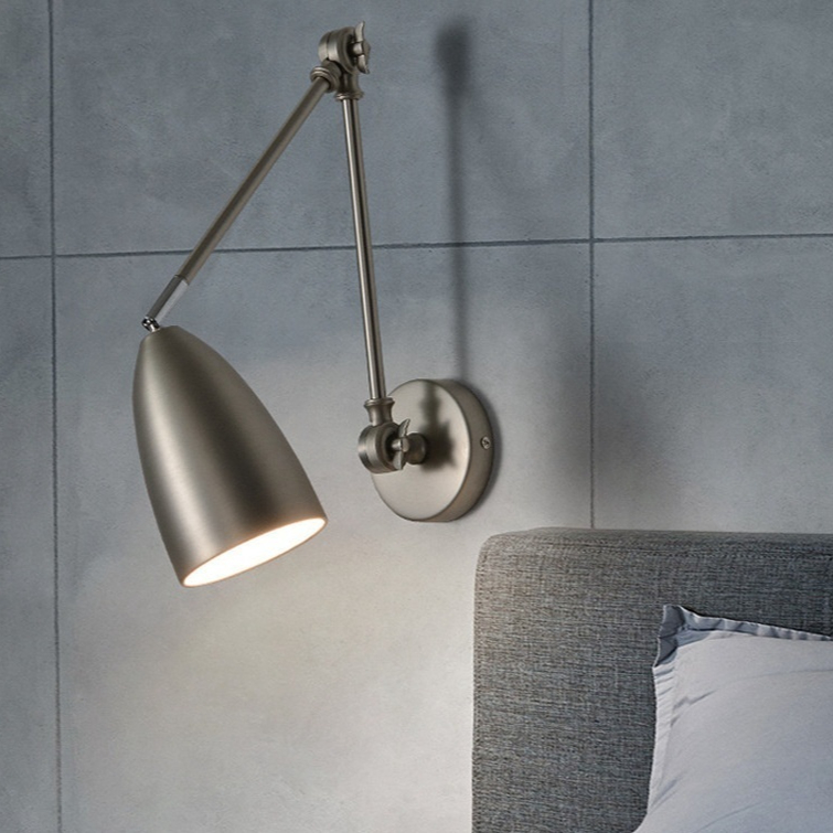 Bedside Eye-care Reading Lamp With A Swivel Arm For The Bedroom Or Study