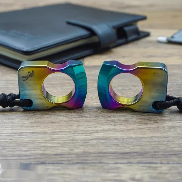 TC4 Knuckle Duster EDC Fingertip Toy Window