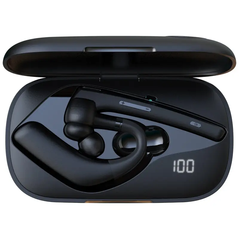 Single-ear Wireless Bluetooth Earhook Noise-canceling Headphones