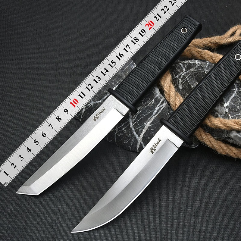 Outdoor Straight Knives Vary In Hardness And Size To Suit Different Heights