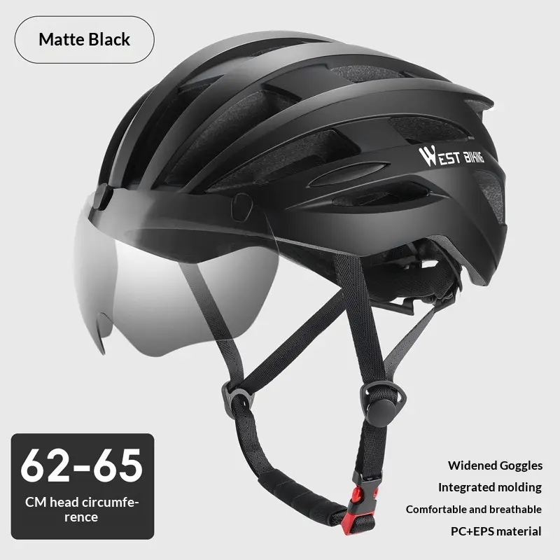 Enhanced Bicycle Helmet With Integrated Goggles