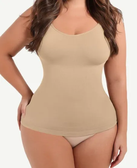 Seamless Tummy Control Shaping Top For Women Skin Color 5Xl - Shop at LoveMi