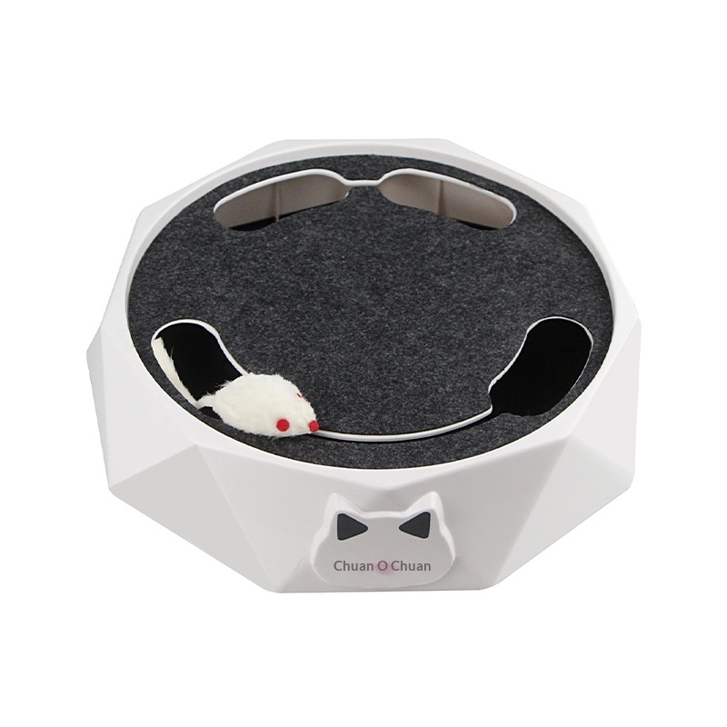 Plush Little Mouse Cat Turntable Automatic Electric Pet Toy For Cats