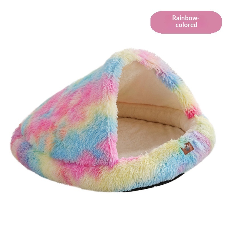 Semi-enclosed, Shell-shaped Pet Bed Designed Specifically For Pets Offering Wind Protection And Warmth