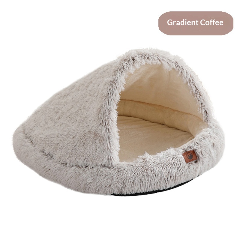 Semi-enclosed, Shell-shaped Pet Bed Designed Specifically For Pets Offering Wind Protection And Warmth
