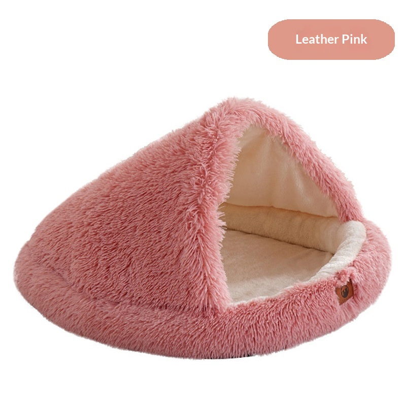 Semi-enclosed, Shell-shaped Pet Bed Designed Specifically For Pets Offering Wind Protection And Warmth