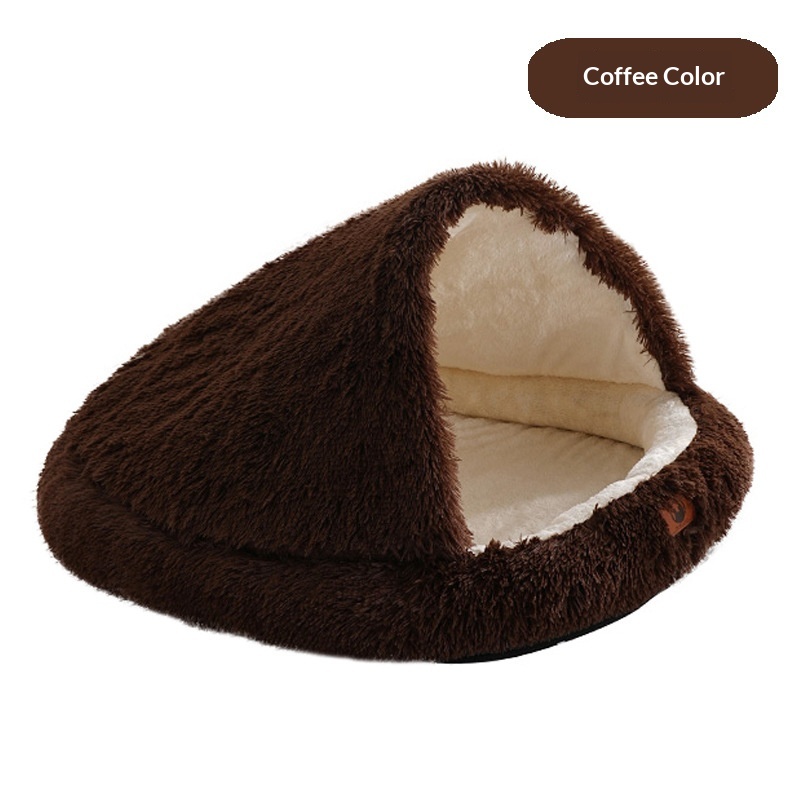 Semi-enclosed, Shell-shaped Pet Bed Designed Specifically For Pets Offering Wind Protection And Warmth