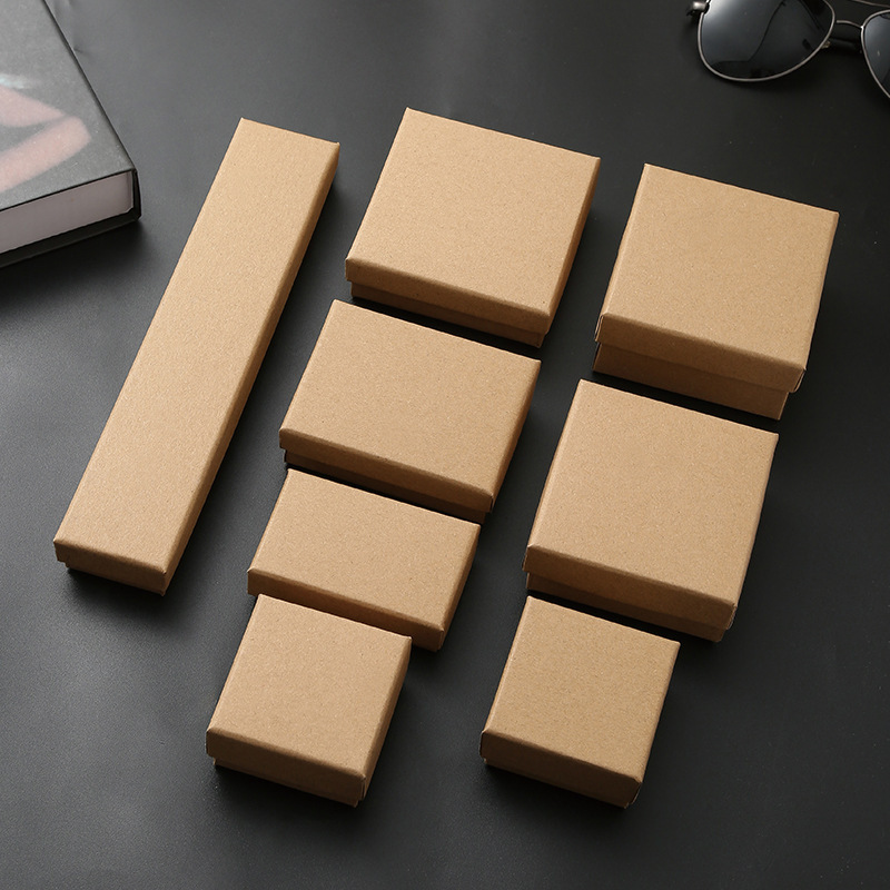 Custom-made Kraft Paper Jewelry Packaging Box