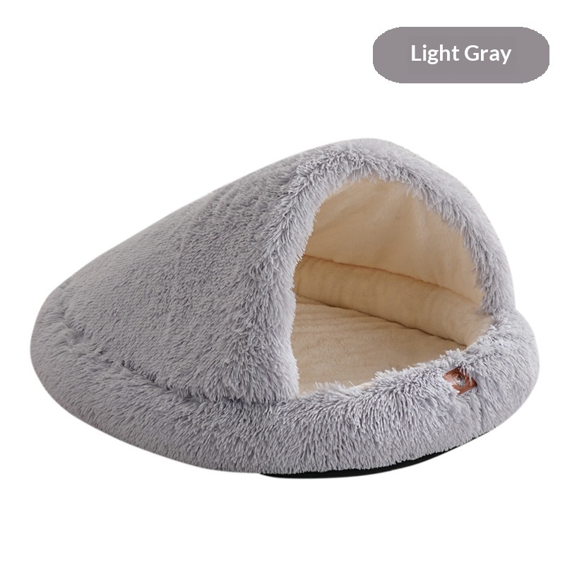 Semi-enclosed, Shell-shaped Pet Bed Designed Specifically For Pets Offering Wind Protection And Warmth