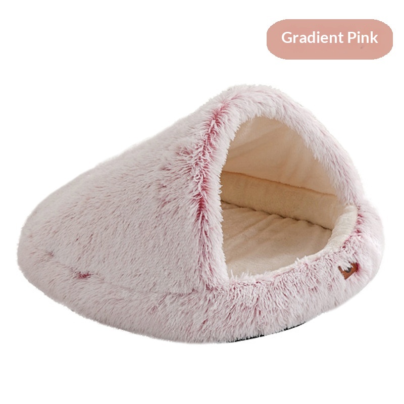 Semi-enclosed, Shell-shaped Pet Bed Designed Specifically For Pets Offering Wind Protection And Warmth