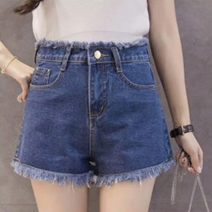 Youthful High-Waisted Denim Shorts For Women Summer Style