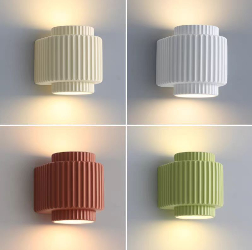 Living Room Hallway Background Wall Wabi-sabi Style Lighting Wall Lamp