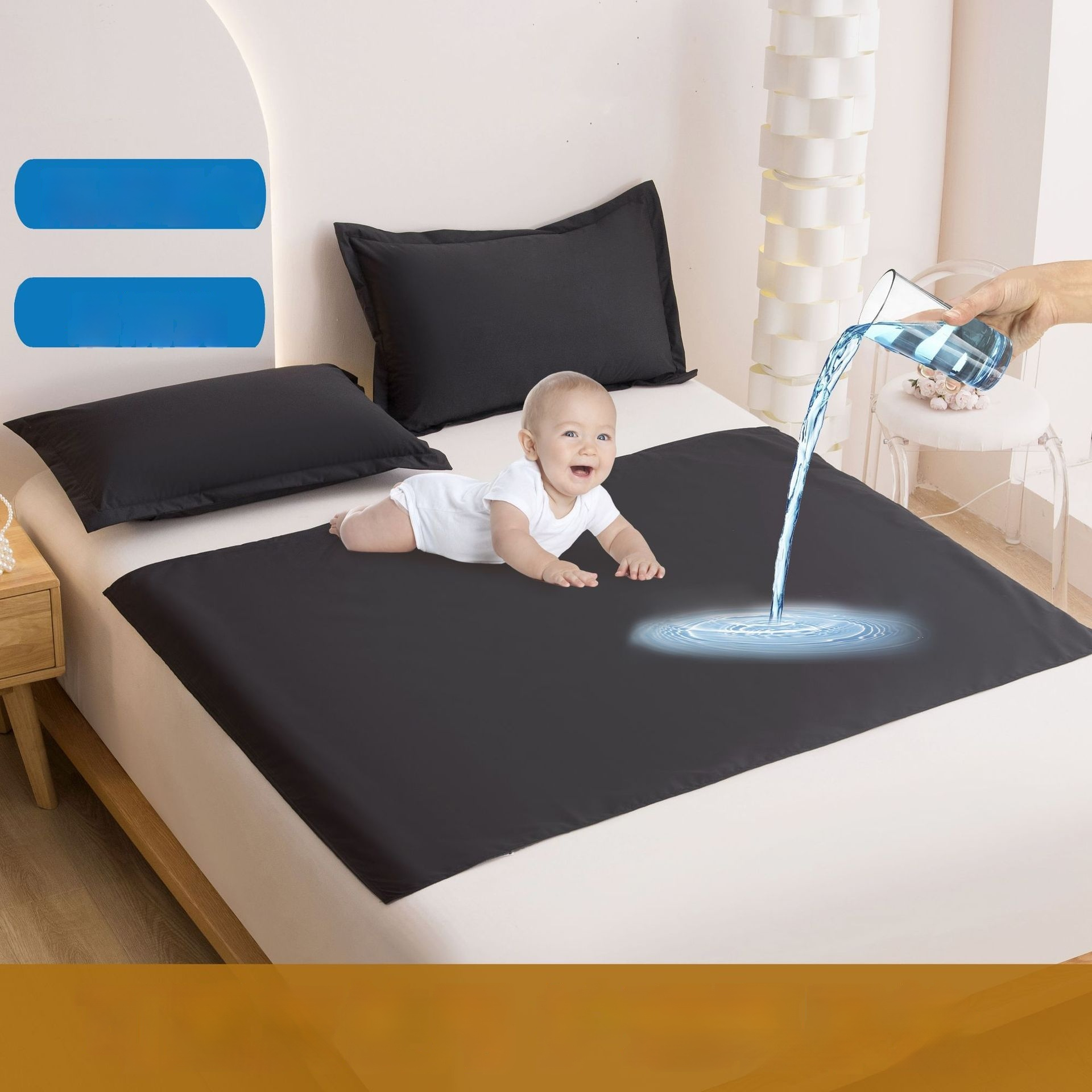 Diaper Pads For Babies Waterproof Washable And Designed As Period Pads Care Pads For Seniors With A Non-slip Surface