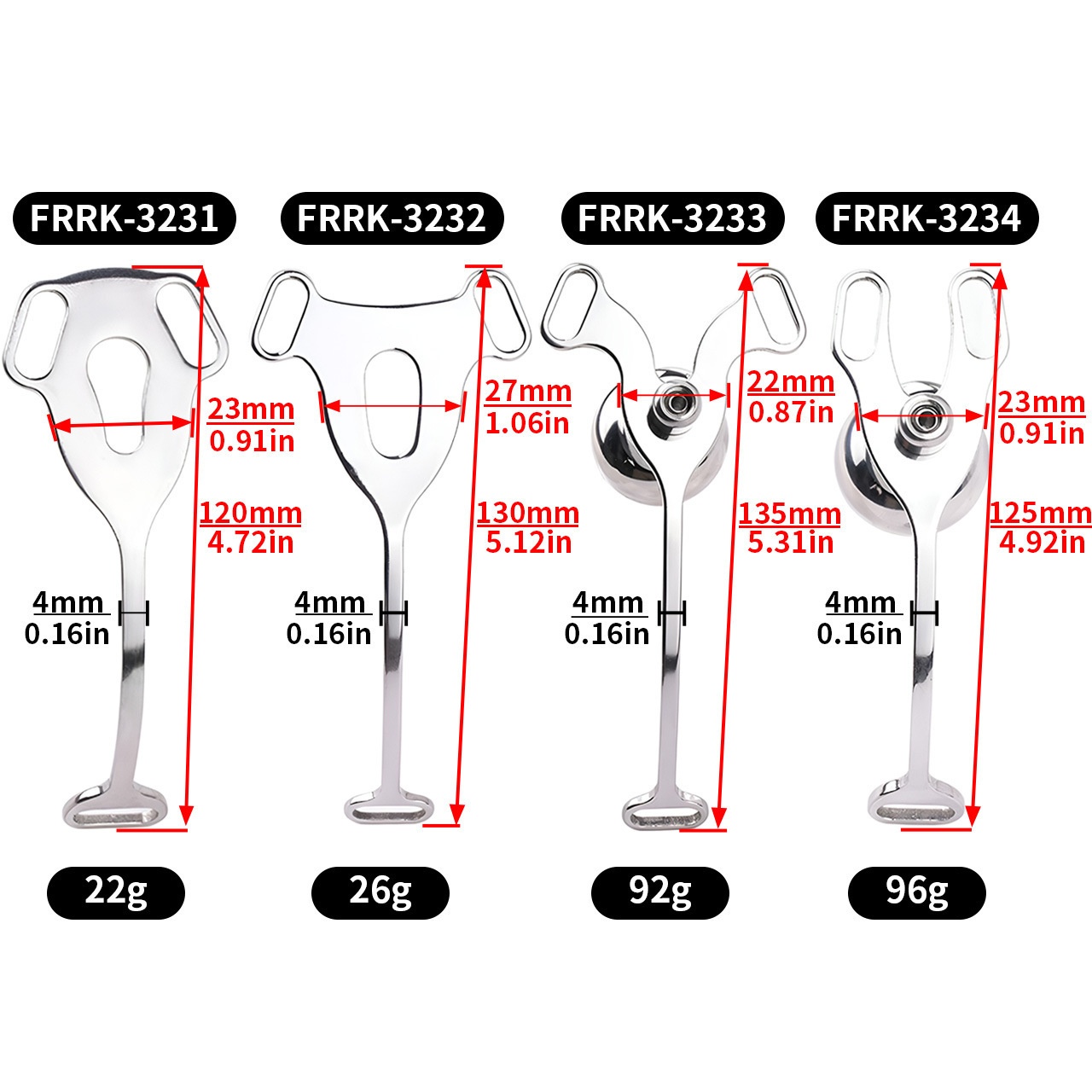 FRRK3231 Compressed Binding Hook Patch Chastity Lock