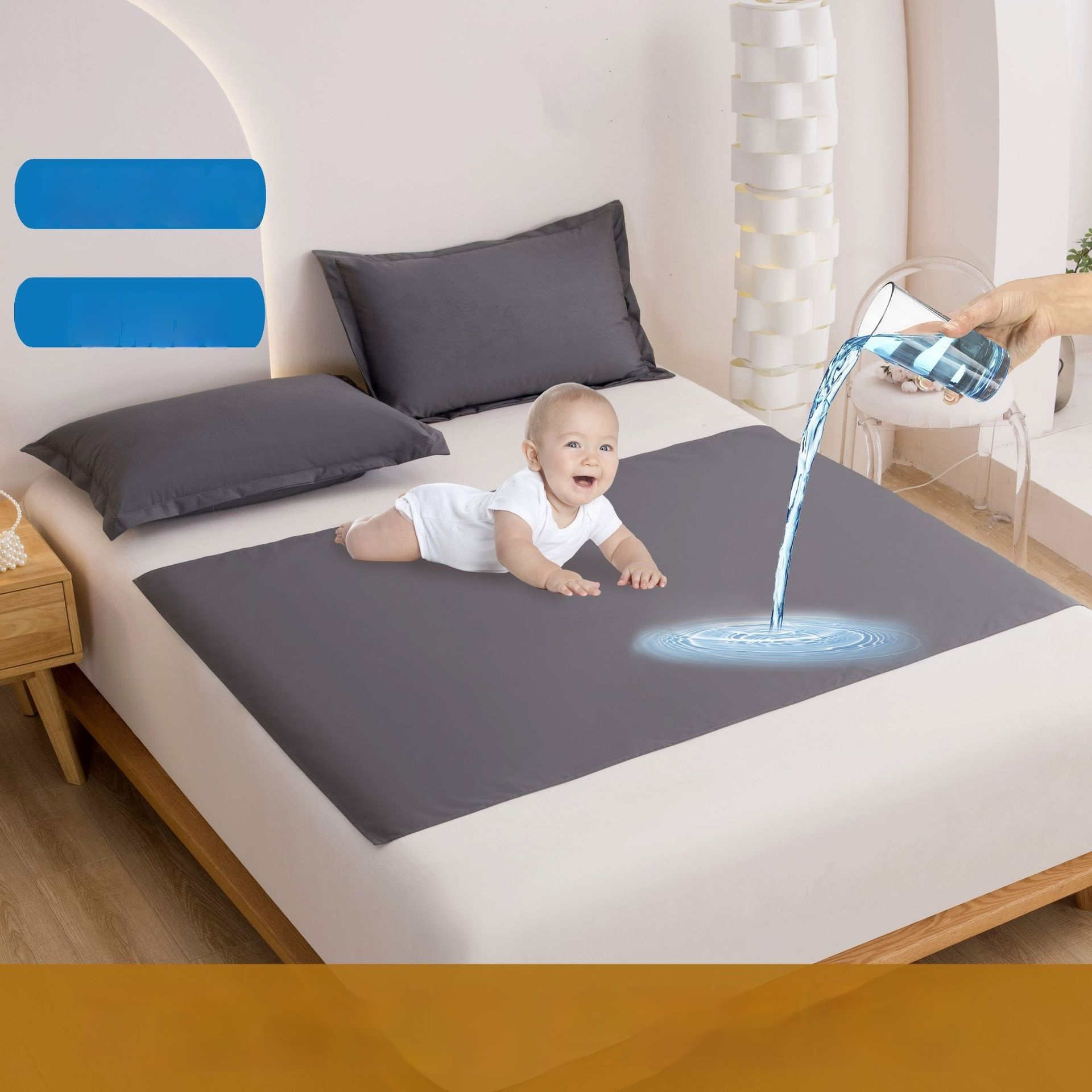 Diaper Pads For Babies Waterproof Washable And Designed As Period Pads Care Pads For Seniors With A Non-slip Surface