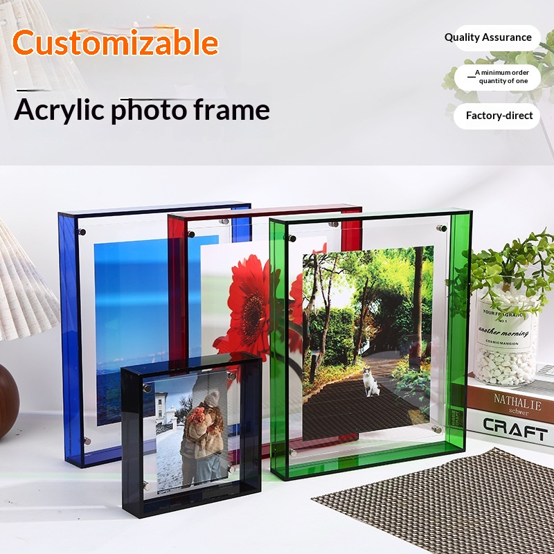 Double-sided Transparent Wall-decorative Acrylic Photo Frame