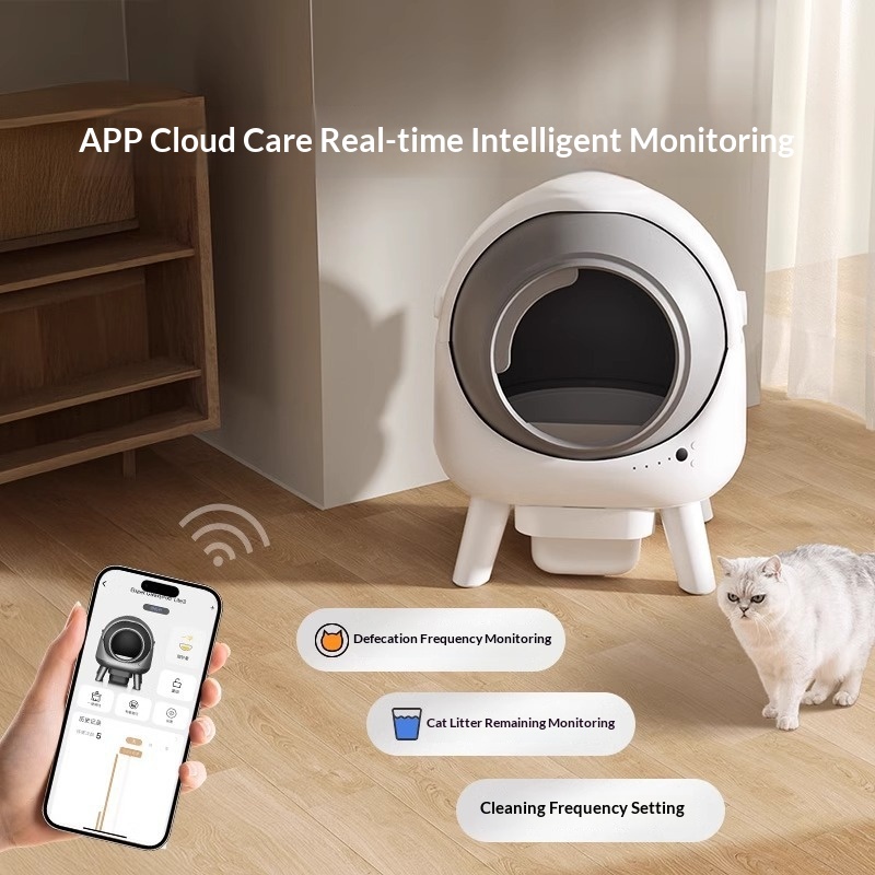 Smart Fully Enclosed Cat Litter Box