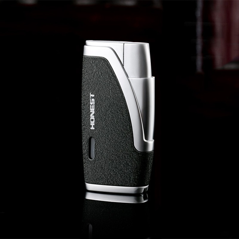 Portable Visible Air-Window Direct-Flame Windproof Inflatable Lighter