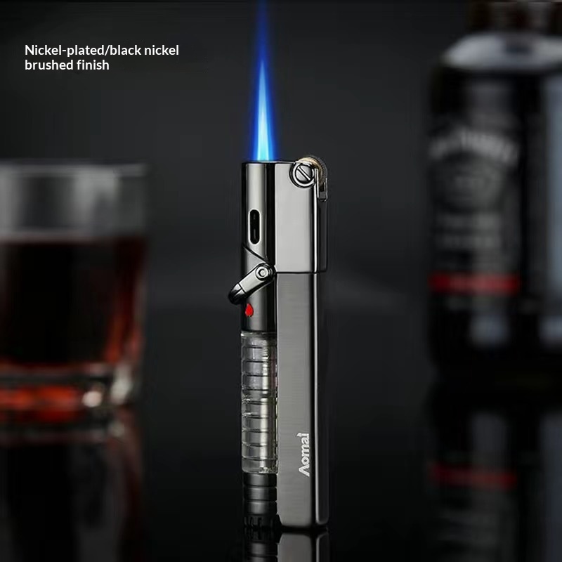 Personalized Grinding Wheel Lighter With A Straight Blue Flame And Windproof Design - Image 4