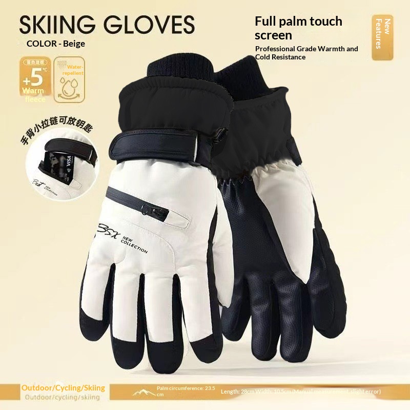 Womens Fleece-Lined Cycling Gloves 1
