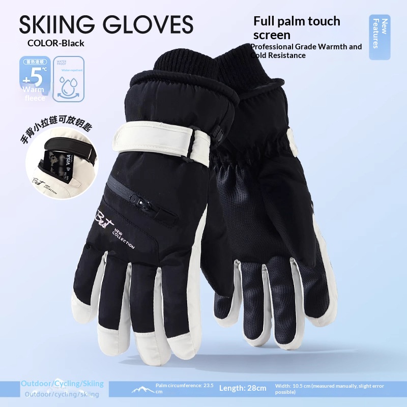 Womens Fleece-Lined Cycling Gloves 5