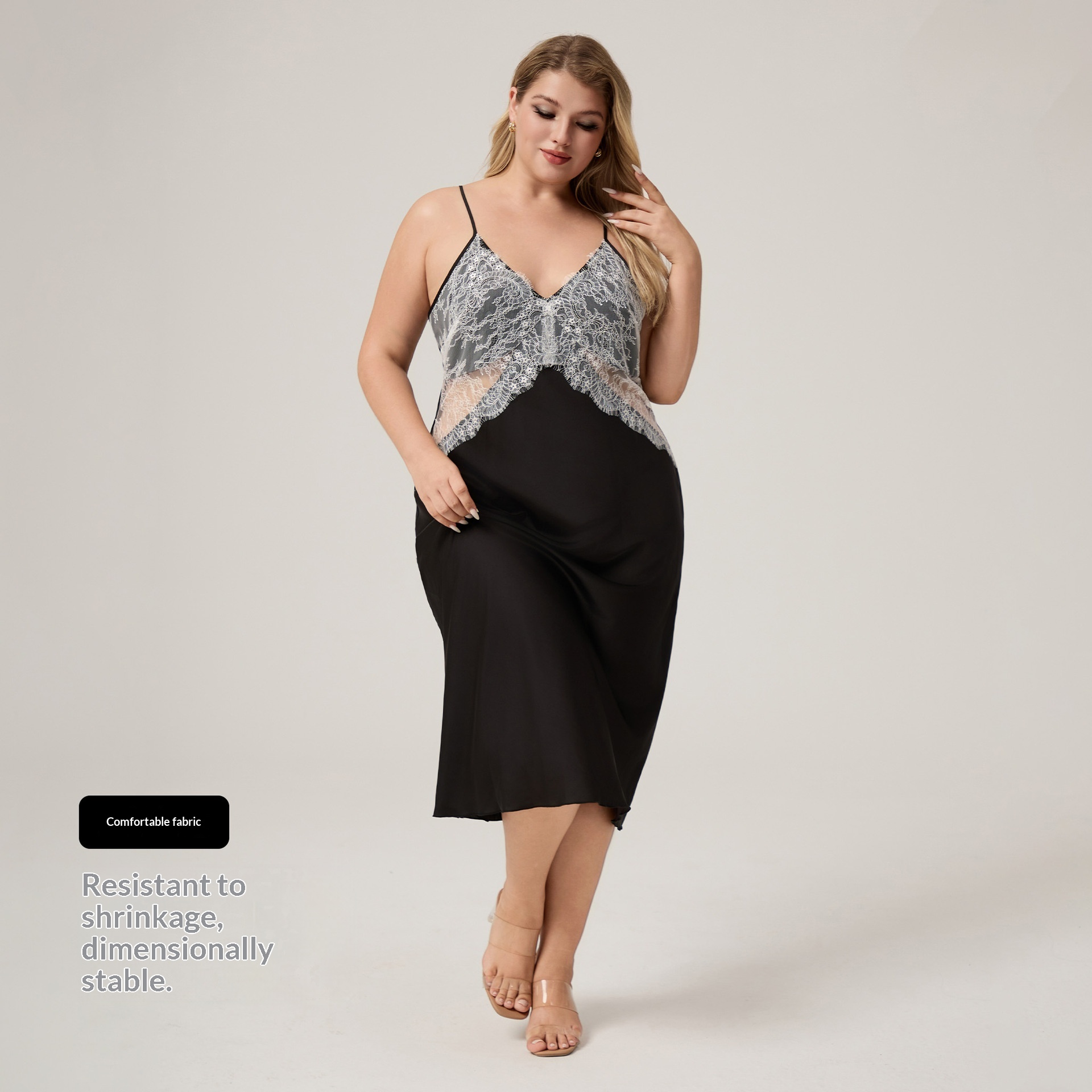 Womens Lace Sexy Nightgown Long Loungewear