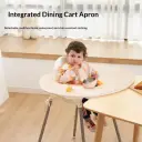 All-in-one Anti-dirt Bib For Baby Dining Tables view 1