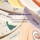 Baby Waterproof And Stain-resistant Food-grade Silicone Bib view 34