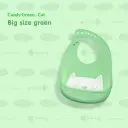 Baby Waterproof And Stain-resistant Food-grade Silicone Bib view 20
