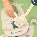 Baby Waterproof And Stain-resistant Food-grade Silicone Bib view 43