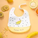 Baby Waterproof And Stain-resistant Food-grade Silicone Bib view 1