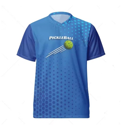 Mens 3D-Printed Pickleball T-Shirt For Summer And Spring Sports