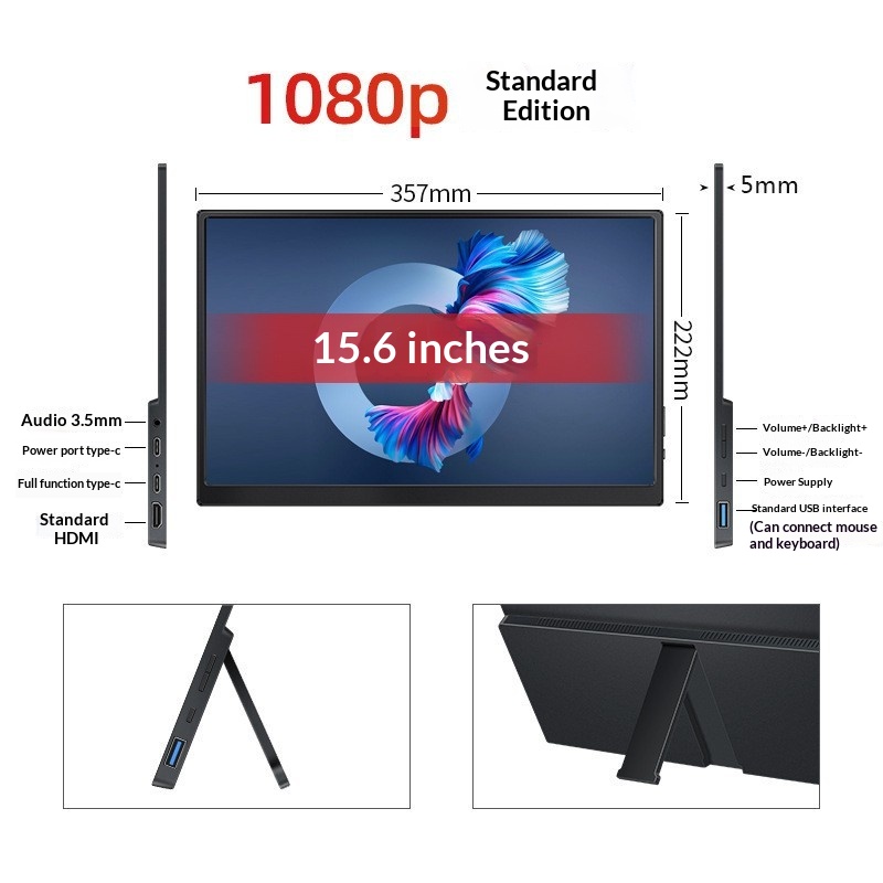 Portable Monitor Phone Extension Screen Laptop Secondary Display